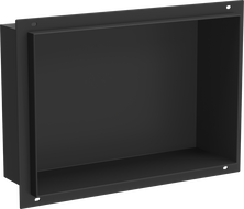 Mexen X-Wall-NR вдлъбната полица без фланец 30 x 20 см, черна - 1971302010