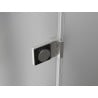 Mexen Lunar-B душ кабина с лява врата 75 x 70 см, прозрачна, четкан никел - 832-075-070-97-00-L