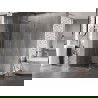 Mexen Lunar-B лява ъглова душ кабина 80 x 80 см, прозрачна, матиран никел - 832-080-080-97-00-L