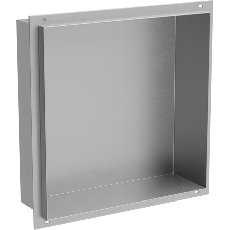 Mexen X-Wall-NR вдлъбната полица без фланец 30 x 30 см, инокс - 1911303010
