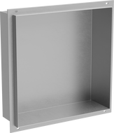 Mexen X-Wall-NR вдлъбната полица без фланец 30 x 30 см, инокс - 1911303010