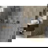 Mexen X-Wall-NR рафт за вграждане без яка 30 x 30 см, инокс - 1911303010