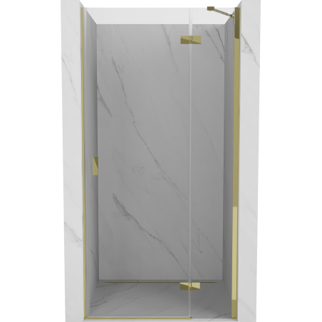 Mexen Mist-H душ врати с отварящи се надясно 105 см, прозрачни, златни - 8A5-105-000-50-00-P