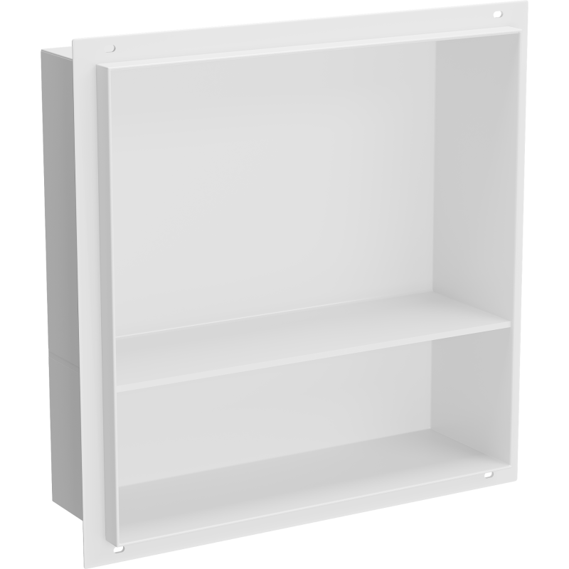 Mexen X-Wall-NR нишова рафт без фланец с рафт 30 x 30 см, бял - 1921303010S
