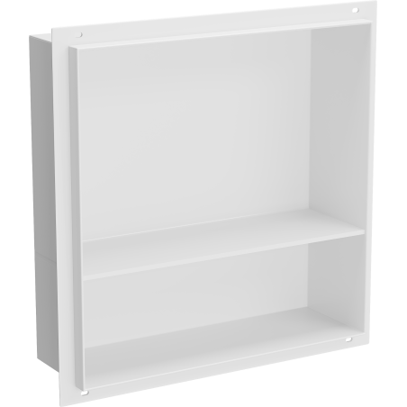 Mexen X-Wall-NR нишова рафт без фланец с рафт 30 x 30 см, бял - 1921303010S
