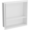 Mexen X-Wall-NR нишова рафт без фланец с рафт 30 x 30 см, бял - 1921303010S