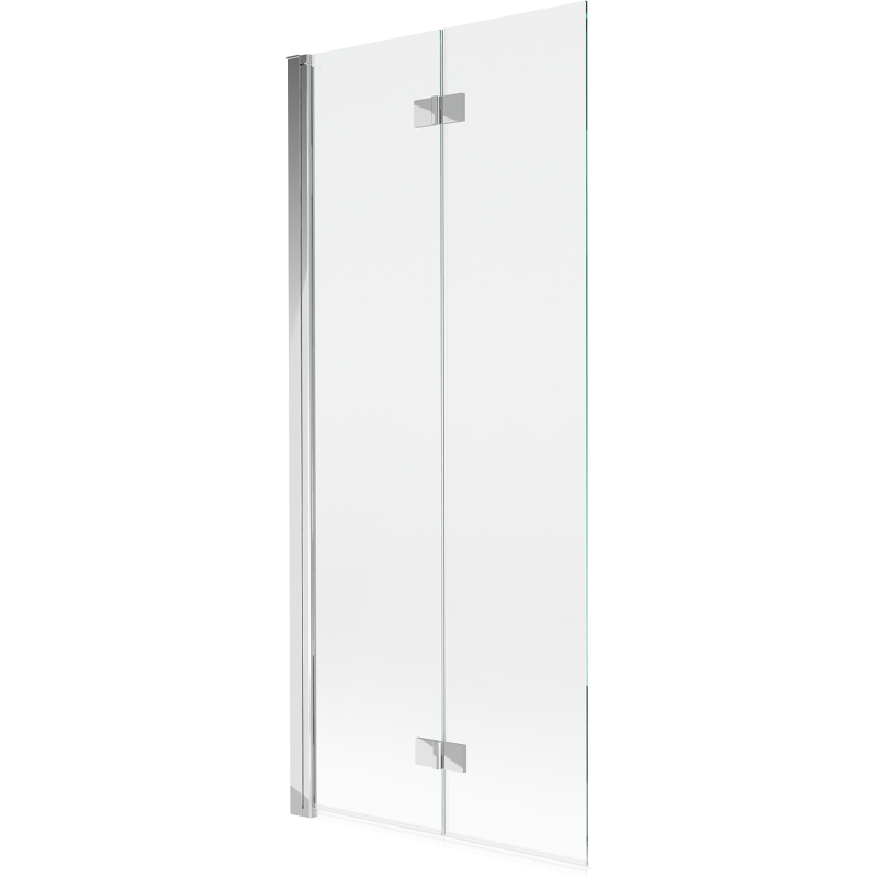 Mexen Mist параван за вана двукрилен ляв 80 x 150 см, прозрачен, хром - 8A9-080-002-01-00-L