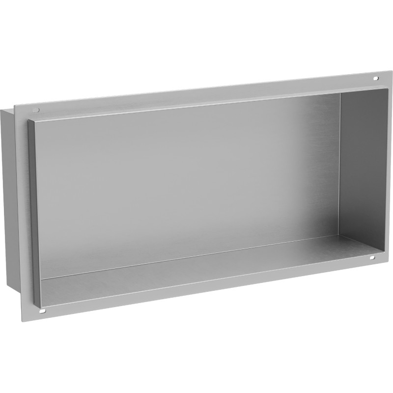 Mexen X-Wall-NR нишева полица без яка 45 x 20 см, инокс - 1911452010