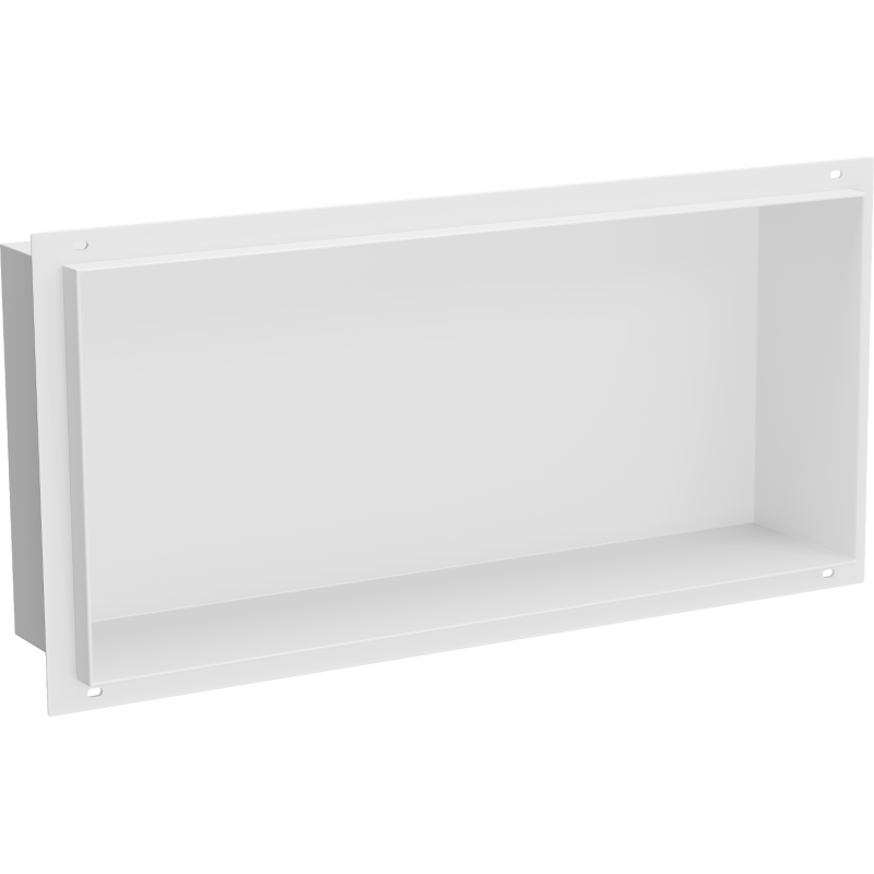 Mexen X-Wall-NR вградена полица без фланец 45 x 20 cm, бяла - 1921452010