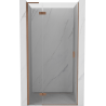 Mexen Mist-H L врати за душ, ляви 90 cm, прозрачни, матирана мед - 8A5L-090-000-65-00-L