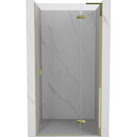 Mexen Mist-H L душ врати с панти, десни 70 см, прозрачни, златни - 8A5L-070-000-50-00-P