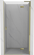 Mexen Mist-H L душ врати с панти, десни 70 см, прозрачни, златни - 8A5L-070-000-50-00-P
