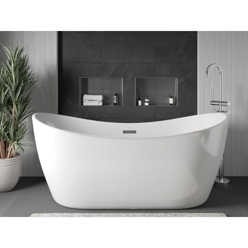 Mexen X-Wall-NR нишова лавица без борд 45 x 30 cm, инокс - 1911453010