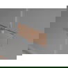 Mexen Mist-H L врати за душ прозрачни 85 см, четкана мед - 8A5L-085-000-65-00-P