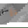 Mexen Mist-H L врати за душ прозрачни 85 см, четкана мед - 8A5L-085-000-65-00-P