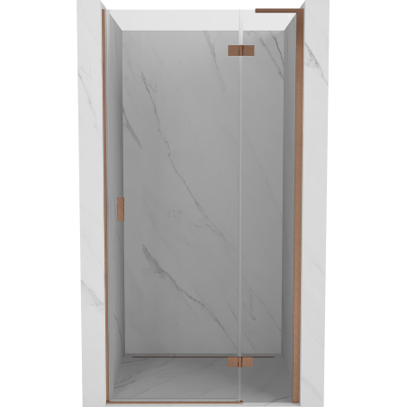Mexen Mist-H L врати за душ оборудване дясни 105 cm, прозрачни, матирана мед - 8A5L-105-000-65-00-P