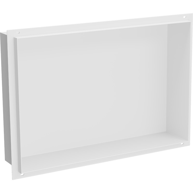 Mexen X-Wall-NR нишева полица без фланец 45 x 30 см, бяла - 1921453010