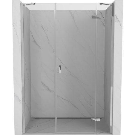 Mexen Mist-H душ врата с отварящи се панти, дясно ориентирани 150 см, прозрачни, хром - 8A5-150-001-01-00-P