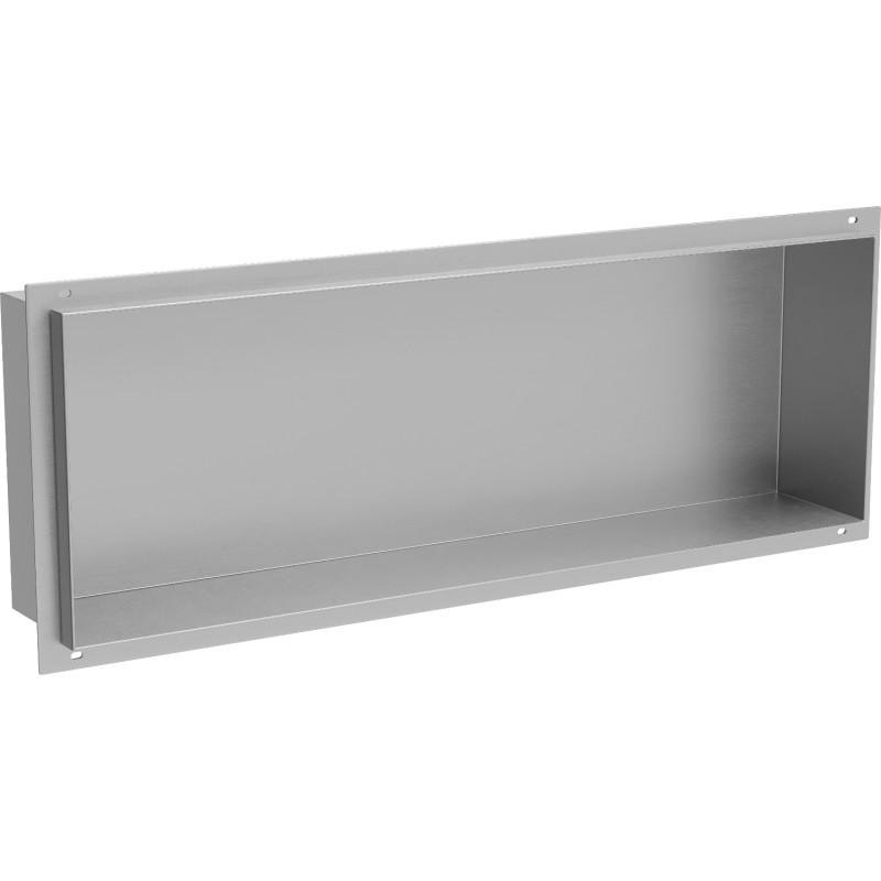 Mexen X-Wall-NR Нишева полица без фланец 60 x 20 см, инокс - 1911602010
