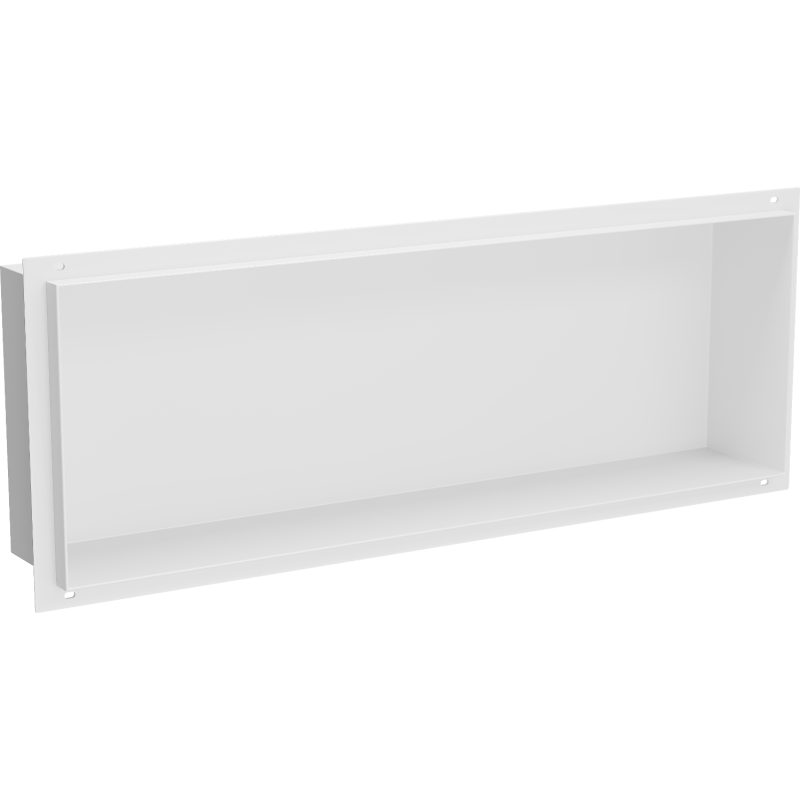 Mexen X-Wall-NR нишова полица без фланец 60 x 20 см, бяла - 1921602010