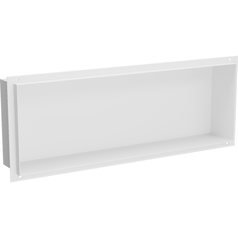 Mexen X-Wall-NR стелаж за вграждане без яка 60 x 20 см, бял - 1921602010