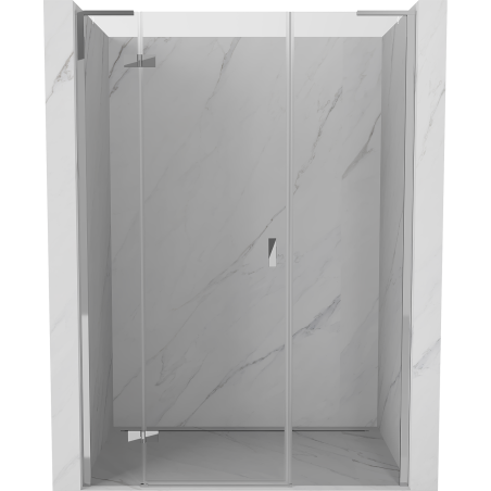 Mexen Mist-H L лява душ завеса 150 cm, прозрачна, хром - 8A5L-150-001-01-00-L