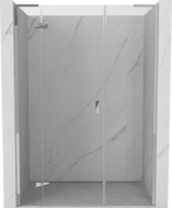 Mexen Mist-H L лява душ завеса 150 cm, прозрачна, хром - 8A5L-150-001-01-00-L