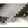 Mexen X-Wall-NR вградена лавица без фланец 60 x 20 см, черна - 1971602010