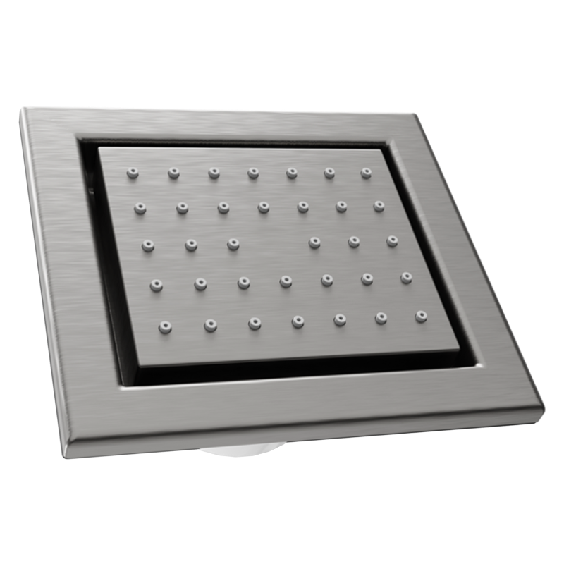 Mexen странична вградена дюза, графит - 79365-66