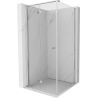 Сгъваема душ кабина Mexen Mist-F T лява 70 x 70 см, прозрачна, хром - 8A6T-070-070-01-00-L