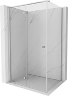 Сгъваем ляв душ кабина Mexen Mist-F T 115 x 70 см, прозрачен, хром - 8A6T-115-070-01-00-L