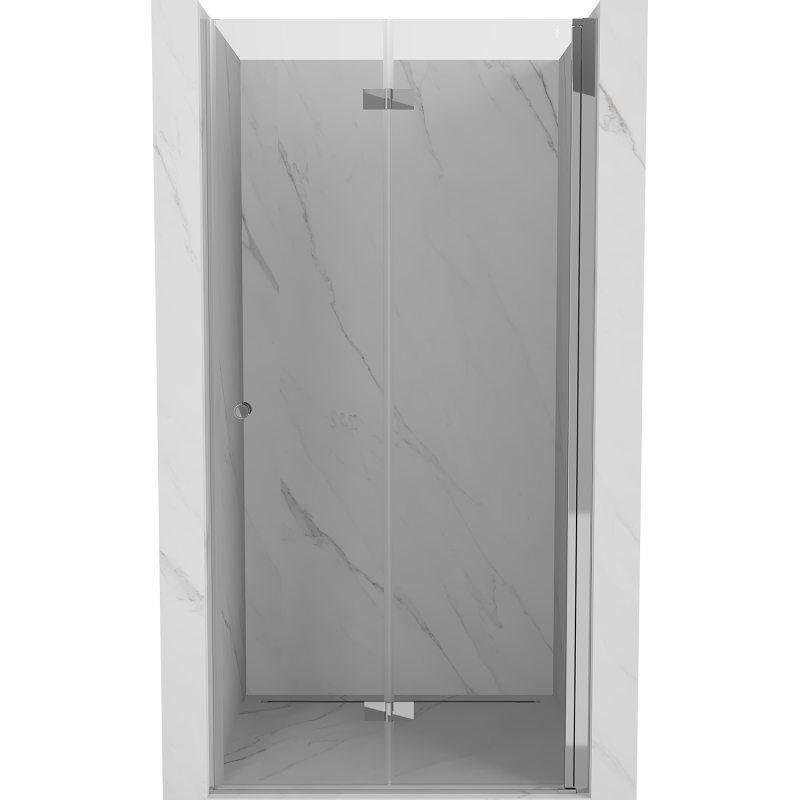 Mexen Mist-F сгъваеми душ врати десни 75 cm, прозрачни, хром - 8A6-075-000-01-00-P