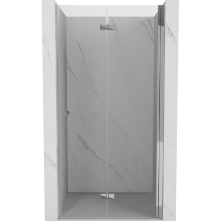 Mexen Mist-F сгъваеми душ врати десни 75 cm, прозрачни, хром - 8A6-075-000-01-00-P