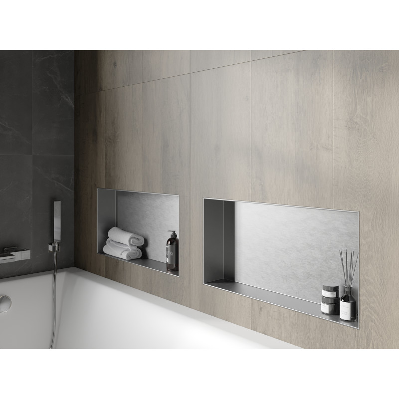 Mexen X-Wall-NR ниша за стена без фланец 60 x 30 см, инокс - 1911603010