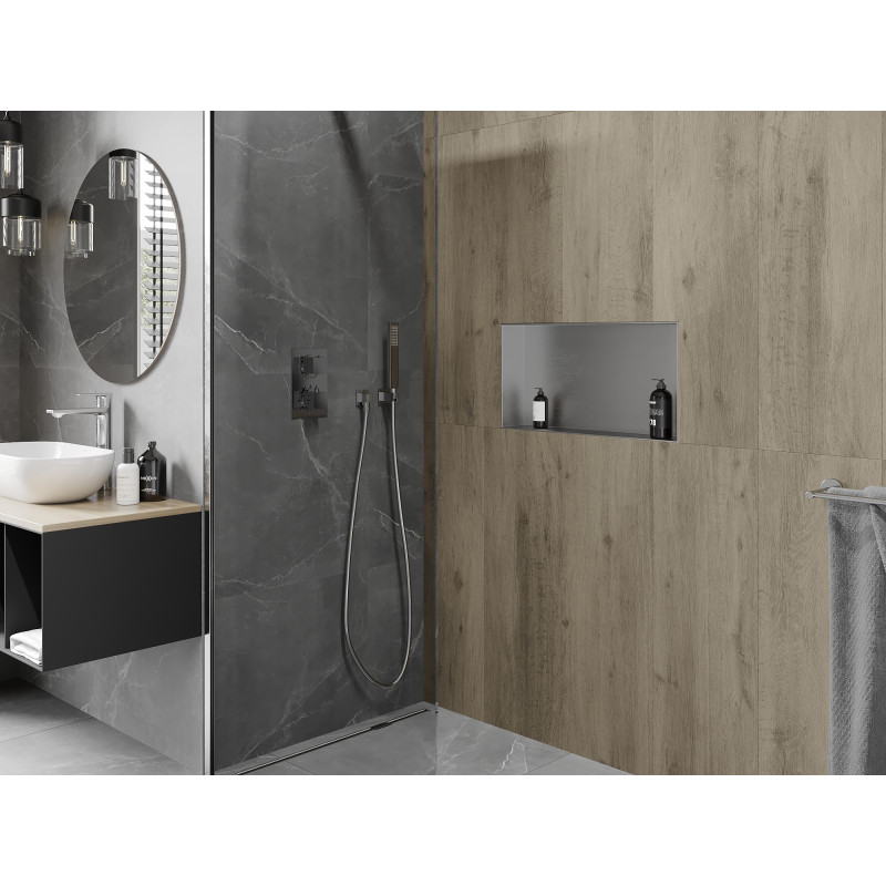 Mexen X-Wall-NR ниша за стена без фланец 60 x 30 см, инокс - 1911603010