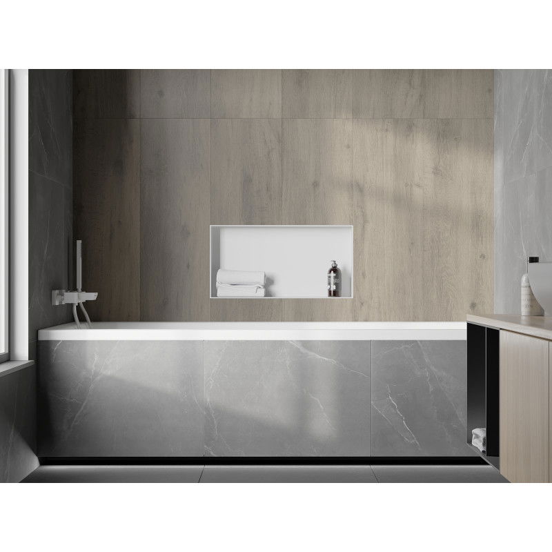 Mexen X-Wall-NR нишева лавица без яка 60 х 30 см, бяла - 1921603010