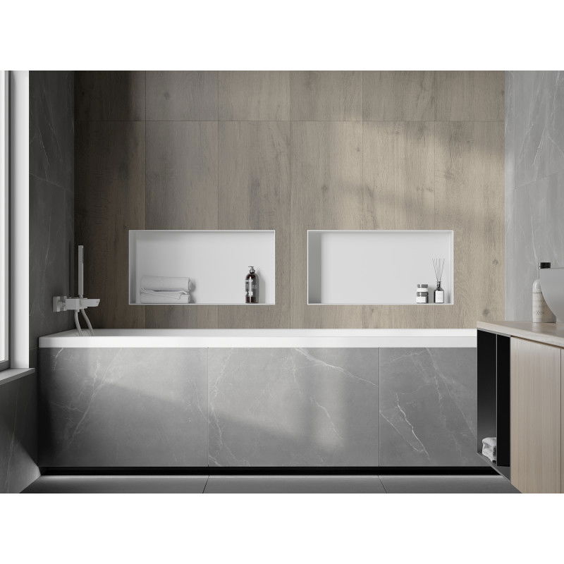 Mexen X-Wall-NR нишева лавица без яка 60 х 30 см, бяла - 1921603010