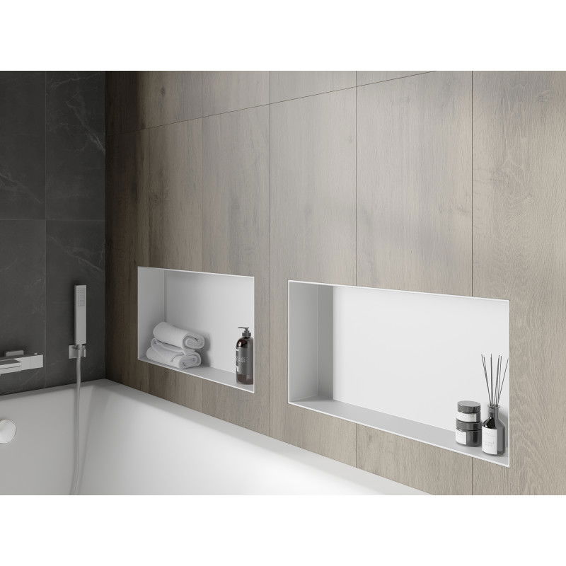 Mexen X-Wall-NR нишева лавица без яка 60 х 30 см, бяла - 1921603010