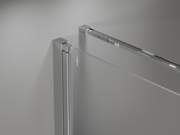 Mexen Mist-F сгъваема лява душ кабина 110 x 100 см, прозрачно стъкло, хром - 8A6T-110-100-01-00-L