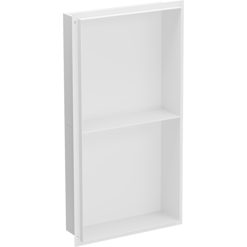Mexen X-Wall-NR вдлъбната лавица без фланец с рафт 60 x 30 см, бяло - 1921603010S