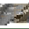 Mexen X-Wall-NR вградена рафт без ръб 75 x 30 см, бяла - 1921753010