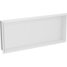 Mexen X-Wall-NR вдлъбната лавица без фланец 75 x 30 см, бяла - 1921753010