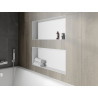 Mexen X-Wall-NR вдлъбната лавица без фланец 75 x 30 см, бяла - 1921753010