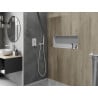 Mexen X-Wall-NR вградена рафт без ръб 75 x 30 см, бяла - 1921753010