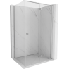 Mexen Mist-F T сгъваема душ кабина дясна 75 x 70 см, прозрачна, хром - 8A6T-075-070-01-00-P
