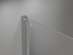 Mexen Mist-F Duo сгъваема лява душ кабина 115 x 80 см, прозрачна, хром - 8A6-115L-080P-01-00