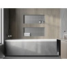 Mexen X-Wall-NR нишева полица без фланец 75 x 30 см, инокс - 1911753010