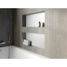 Mexen X-Wall-NR нишева полица без фланец 75 x 30 см, инокс - 1911753010