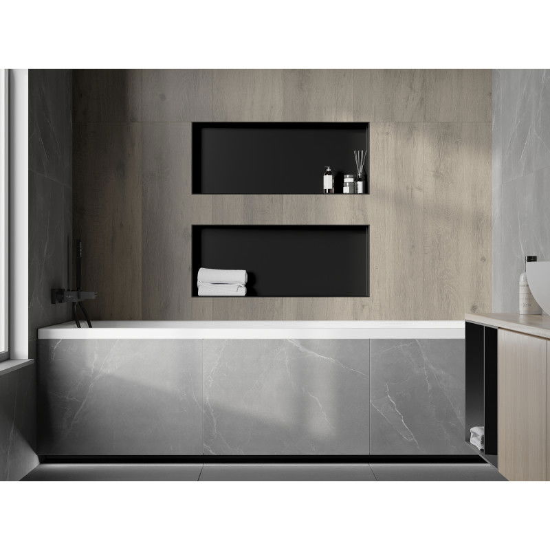 Mexen X-Wall-NR ниши рафт без фланец 75 x 30 см, черен - 1971753010