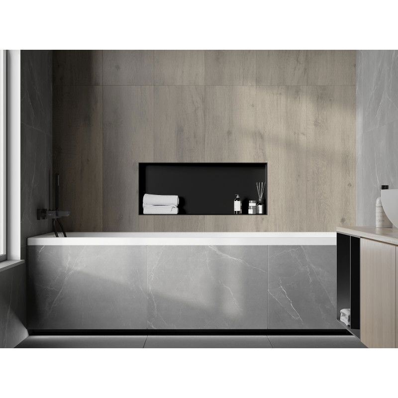Mexen X-Wall-NR ниши рафт без фланец 75 x 30 см, черен - 1971753010